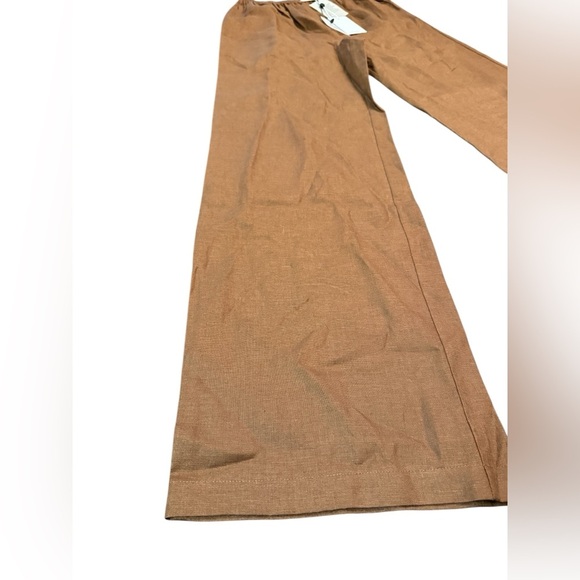 NWT Lovers & Friends Asa Easy Linen Pant in Chocolate Pants ONLY Size XS - Picture 6 of 14